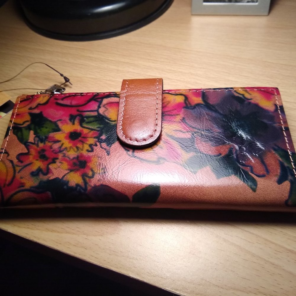 Bifold Leather Wallet, Patricia Nash